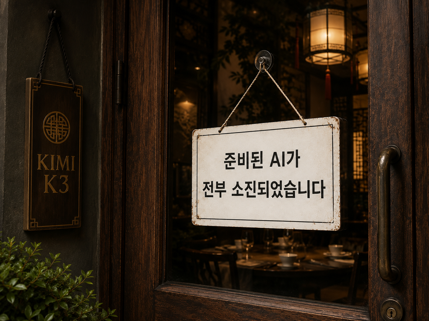 준비된 AI가 전부 소진되었습니다 — Kimi K3가 이틀 만에 입장을 막은 이유